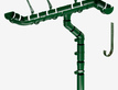 Водостоки PVC Standard, зелёный (RAL 6005)