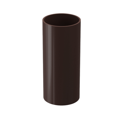 Труба водосточная 3 м Тёмно-коричневый, (RAL 8019)