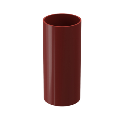 Труба водосточная 1 м Красный, (RAL 3005)
