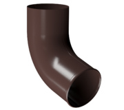 Отвод водосточной трубы Шоколад, (RAL 8019)