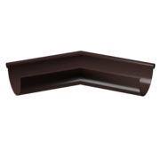 Внешний угол желоба 135˚ Шоколад, (RAL 8019)